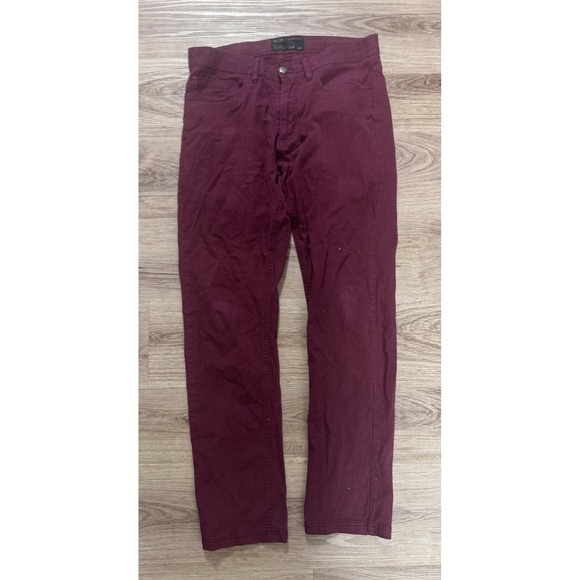 Vintage 2000s OAKLEY Mens Chino Pants‎ Red Size W32 L32 Slim Fit - Picture 1 of 4